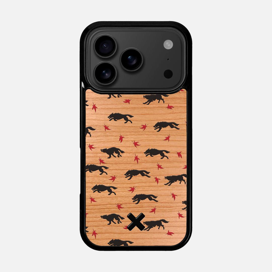 Lupine Case for the Apple iPhone 17 Pro featuring a UV Printed Cherry Wood backer with the Keyway X Mark#Phone Model_iPhone 17 Pro