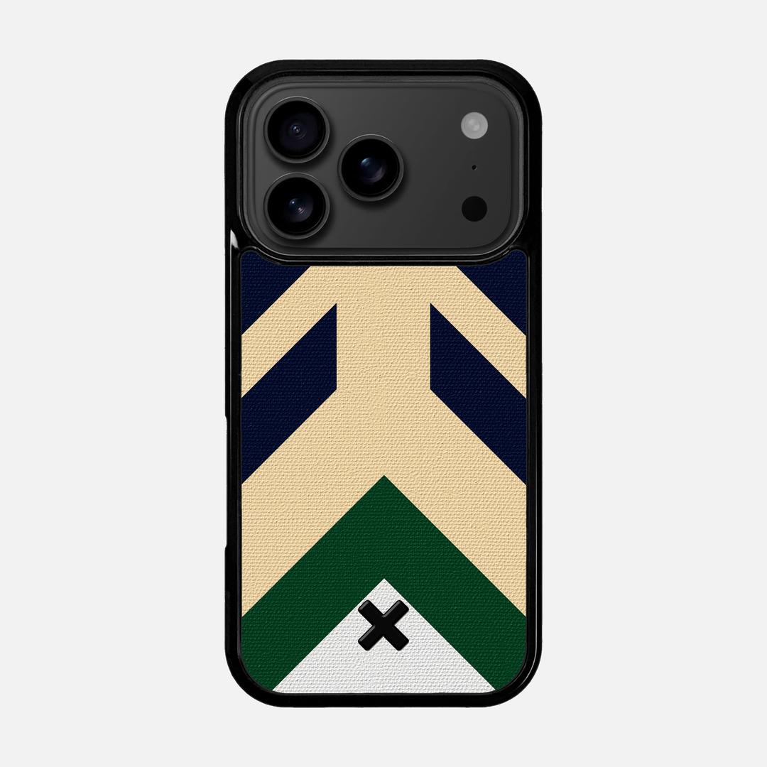 Passage Case for the Apple iPhone 17 Pro featuring a UV Printed Cotton Canvas backer with the Keyway X Mark#Phone Model_iPhone 17 Pro