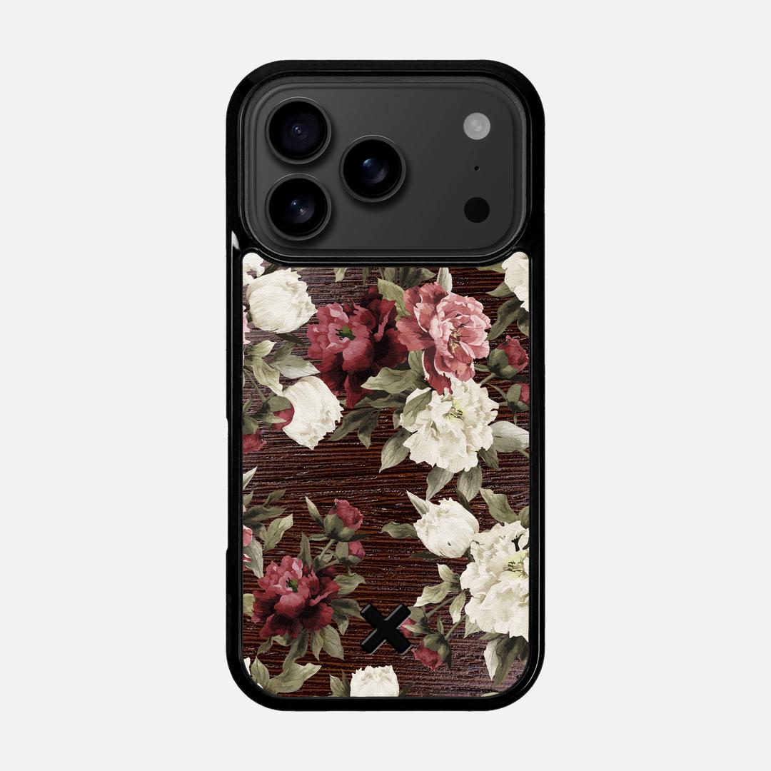 Rose Case for the Apple iPhone 17 Pro featuring a UV Printed Wenge Wood backer with the Keyway X Mark#Phone Model_iPhone 17 Pro