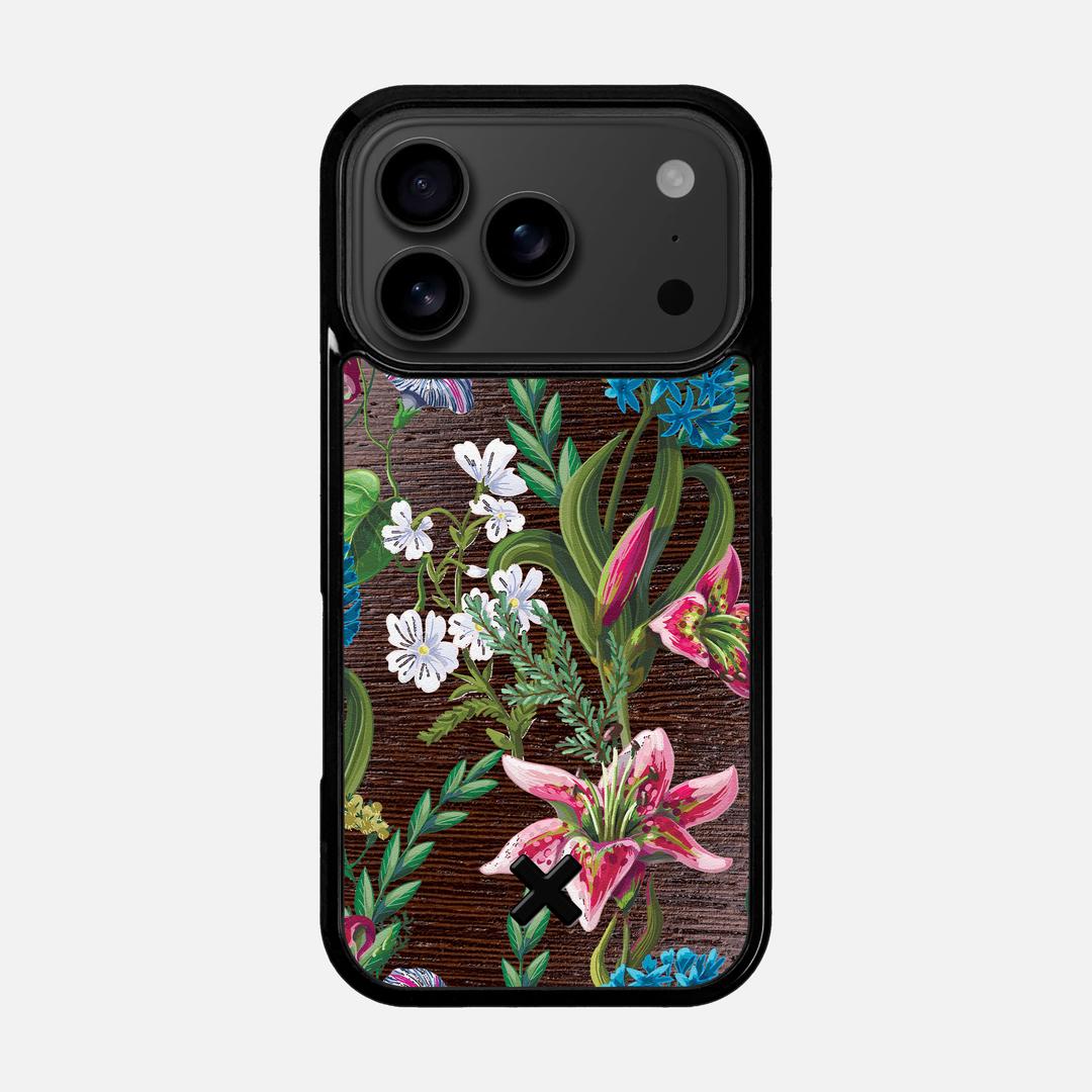 Stargazer Case for the Apple iPhone 17 Pro featuring a UV Printed Wenge Wood backer with the Keyway X Mark#Phone Model_iPhone 17 Pro