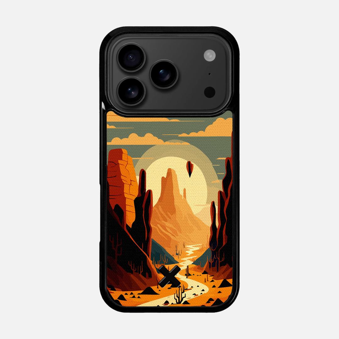 Terra Case for the Apple iPhone 17 Pro featuring a UV Printed Cotton Canvas backer with the Keyway X Mark#Phone Model_iPhone 17 Pro