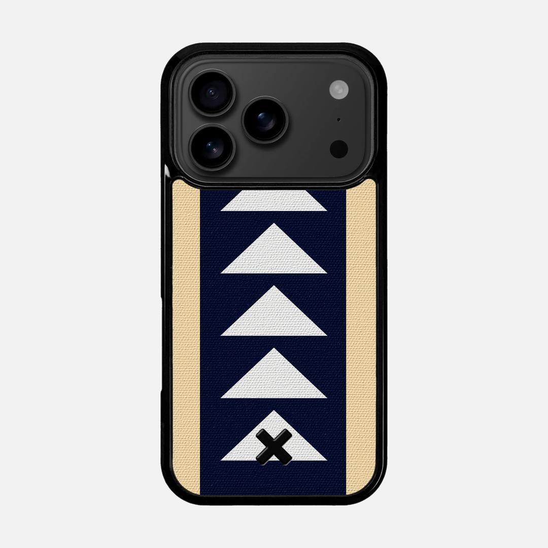 Track Case for the Apple iPhone 17 Pro featuring a UV Printed Cotton Canvas backer with the Keyway X Mark#Phone Model_iPhone 17 Pro