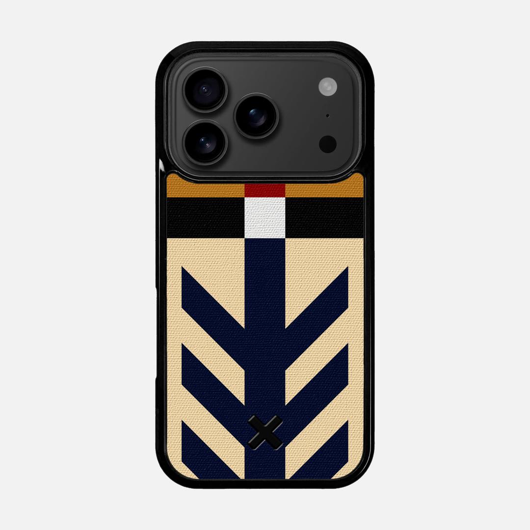 Trail Case for the Apple iPhone 17 Pro featuring a UV Printed Cotton Canvas backer with the Keyway X Mark#Phone Model_iPhone 17 Pro