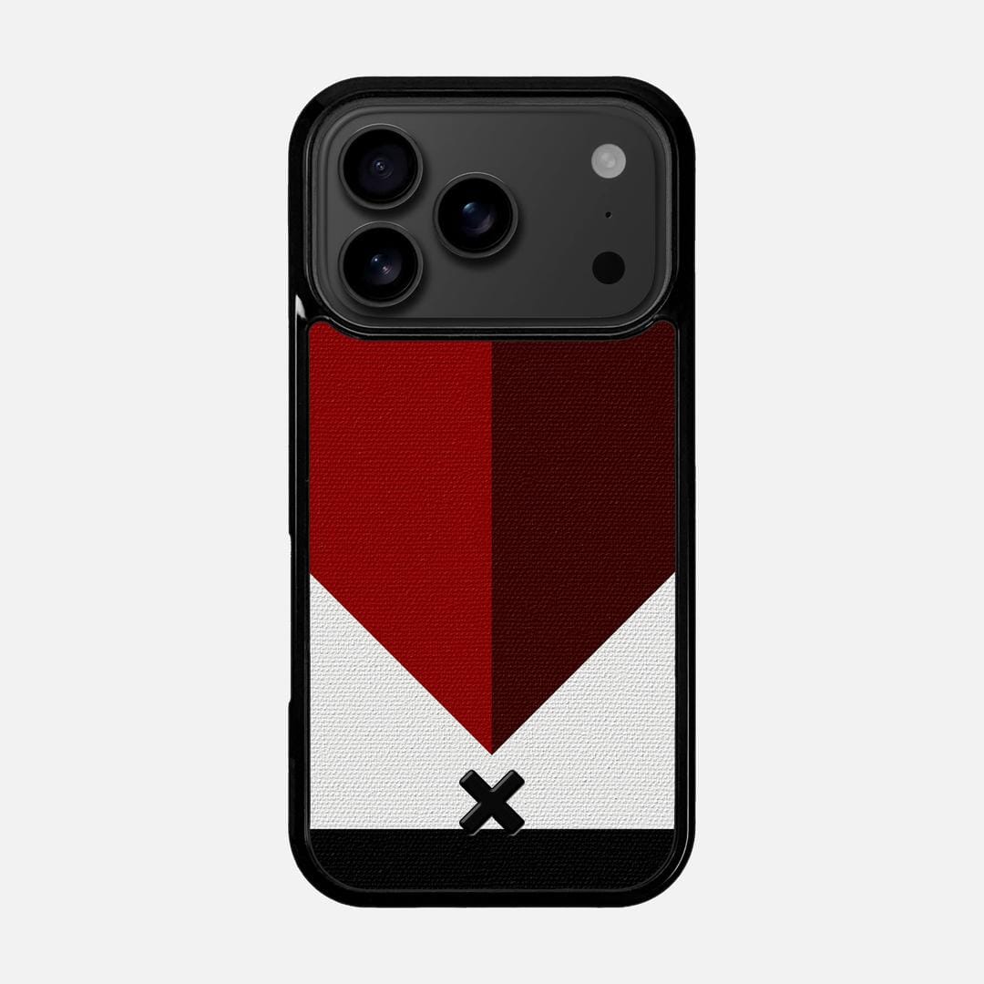 Valley Case for the Apple iPhone 17 Pro featuring a UV Printed Cotton Canvas backer with the Keyway X Mark#Phone Model_iPhone 17 Pro