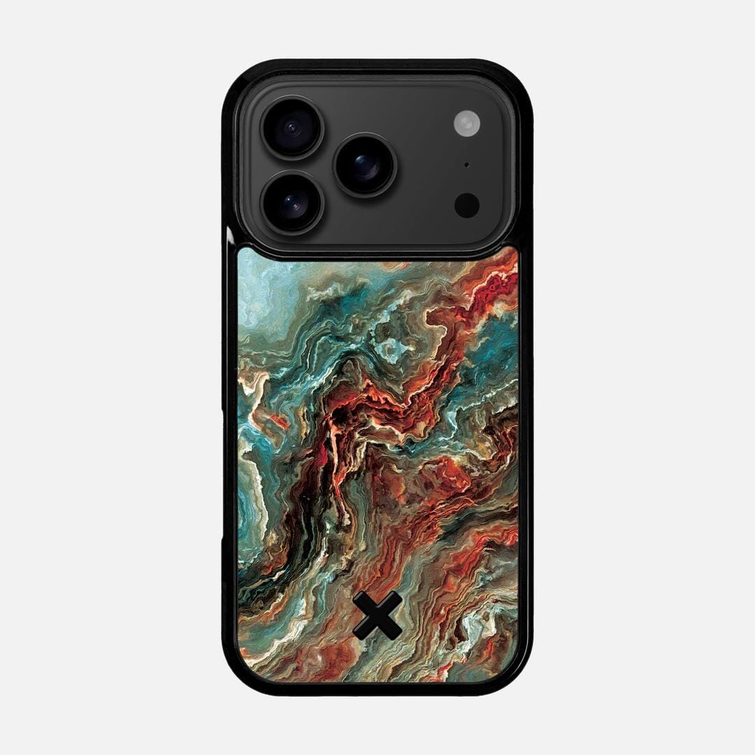 Verona Case for the Apple iPhone 17 Pro featuring a UV Printed Wenge Wood backer with the Keyway X Mark#Phone Model_iPhone 17 Pro