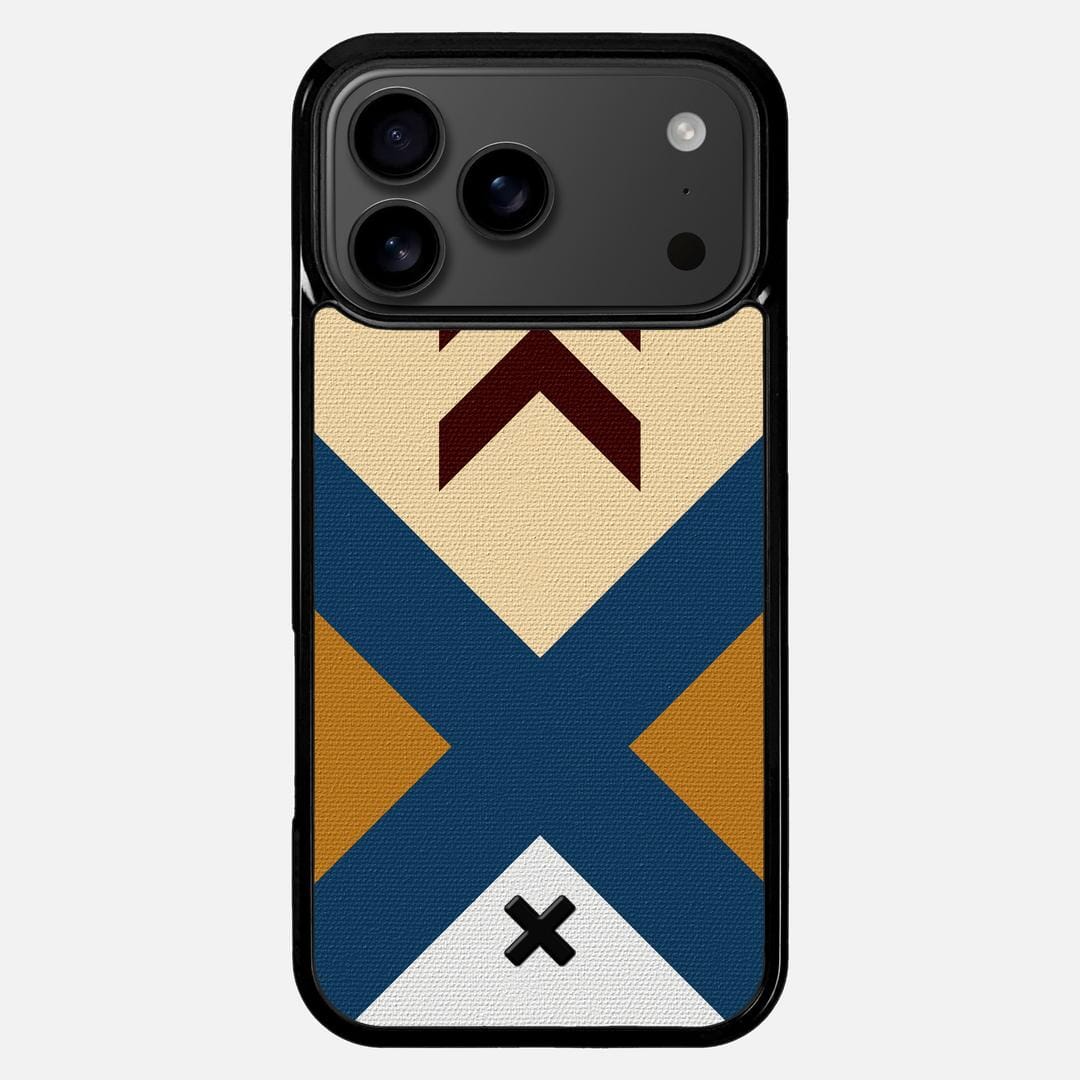 Camp Case for the Apple iPhone 17 Pro Max featuring a UV Printed Cotton Canvas backer with the Keyway X Mark#Phone Model_iPhone 17 Pro Max