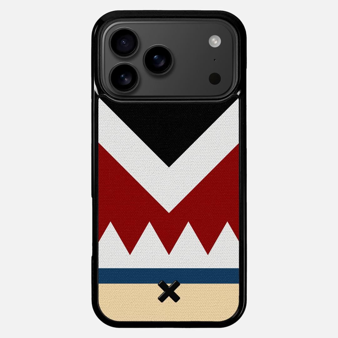 Cove Case for the Apple iPhone 17 Pro Max featuring a UV Printed Cotton Canvas backer with the Keyway X Mark#Phone Model_iPhone 17 Pro Max