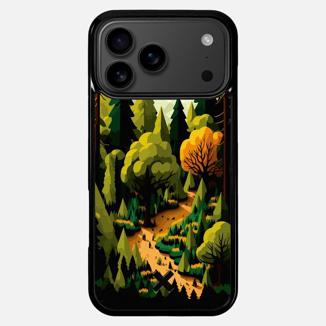 Evergreen Case for the Apple iPhone 17 Pro Max featuring a UV Printed Cotton Canvas backer with the Keyway X Mark#Phone Model_iPhone 17 Pro Max