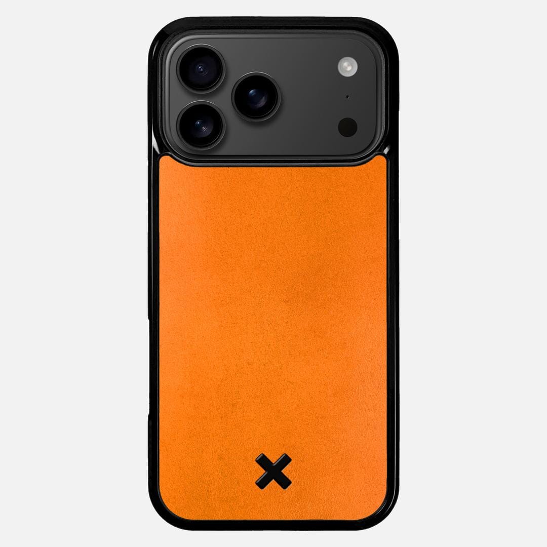 Honey Leather Case for the Apple iPhone 17 Pro Max featuring a Genuine Leather backer with the Keyway X Mark#Phone Model_iPhone 17 Pro Max