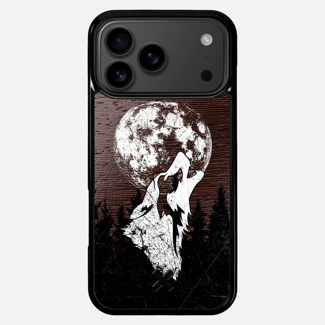 Howl Case for the Apple iPhone 17 Pro Max featuring a UV Printed Wenge Wood backer with the Keyway X Mark#Phone Model_iPhone 17 Pro Max