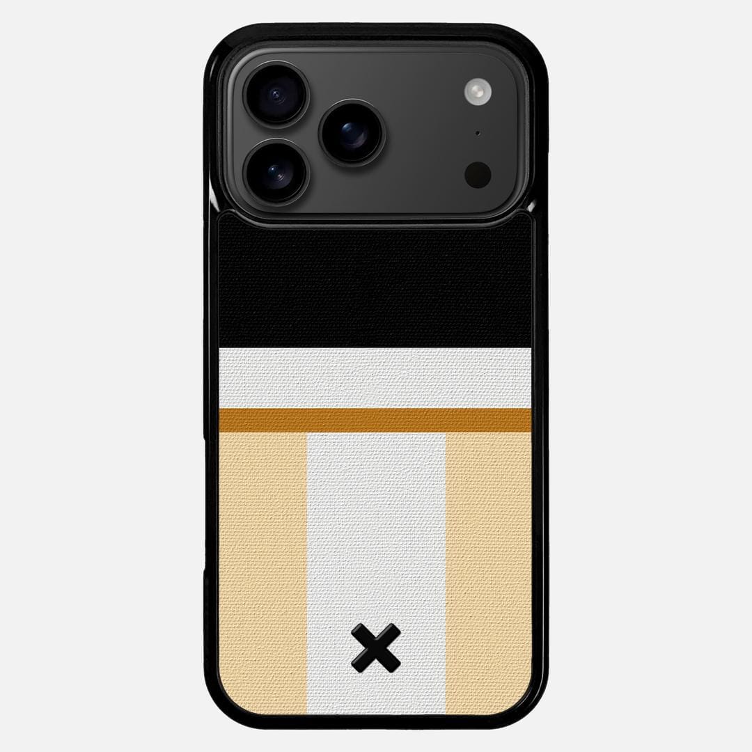 Isle Case for the Apple iPhone 17 Pro Max featuring a UV Printed Cotton Canvas backer with the Keyway X Mark#Phone Model_iPhone 17 Pro Max