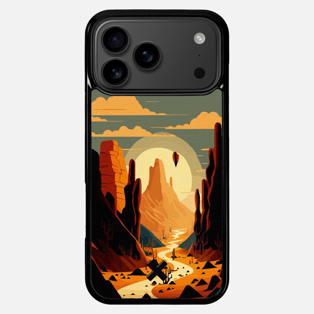 Terra Case for the Apple iPhone 17 Pro Max featuring a UV Printed Cotton Canvas backer with the Keyway X Mark#Phone Model_iPhone 17 Pro Max