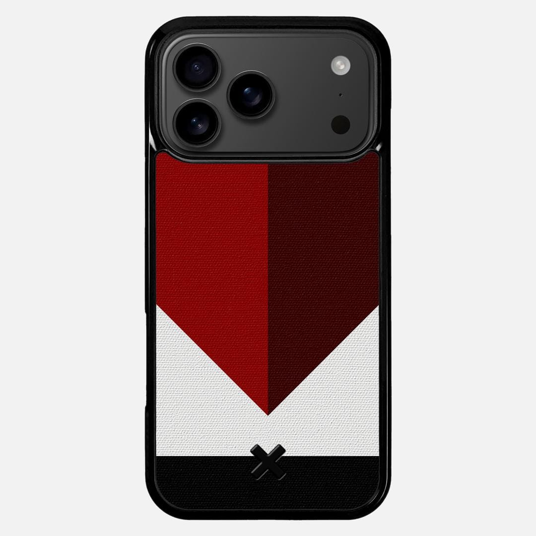 Valley Case for the Apple iPhone 17 Pro Max featuring a UV Printed Cotton Canvas backer with the Keyway X Mark#Phone Model_iPhone 17 Pro Max