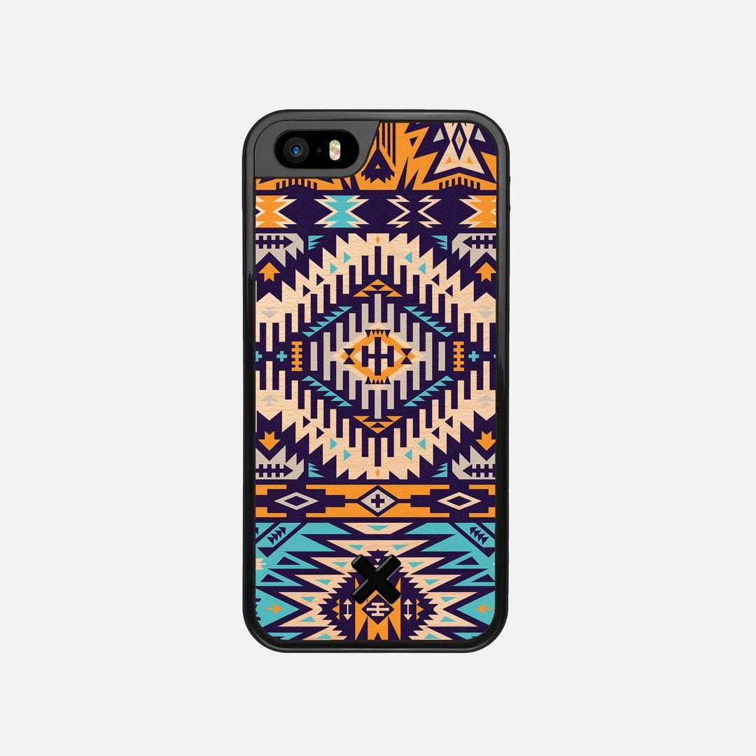 Aztec Case for the Apple iPhone 5S featuring a UV Printed Maple Wood backer with the Keyway X Mark#Phone Model_iPhone 5S