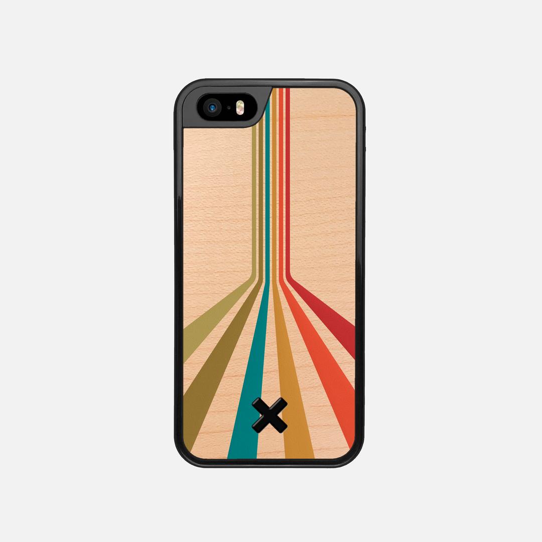 Beam Case for the Apple iPhone 5S featuring a UV Printed Maple Wood backer with the Keyway X Mark#Phone Model_iPhone 5S