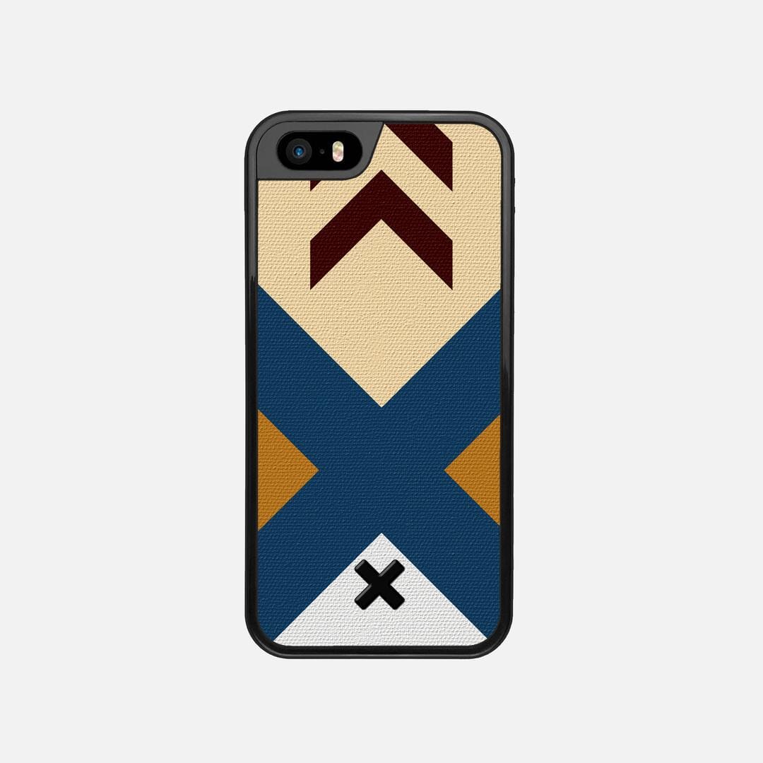 Camp Case for the Apple iPhone 5S featuring a UV Printed Cotton Canvas backer with the Keyway X Mark#Phone Model_iPhone 5S