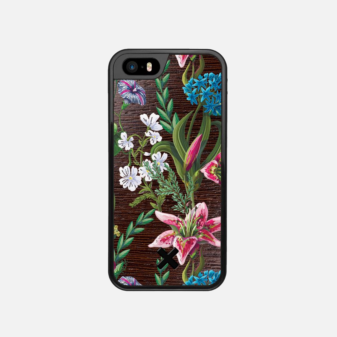Stargazer Case for the Apple iPhone 5S featuring a UV Printed Wenge Wood backer with the Keyway X Mark#Phone Model_iPhone 5S