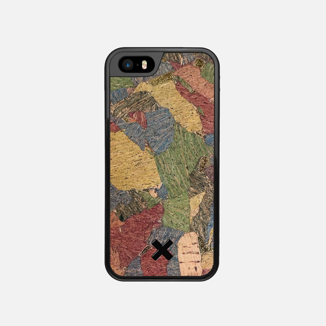 Terrazzo Cork Case for the Apple iPhone 5S featuring a Genuine Cork backer with the Keyway X Mark#Phone Model_iPhone 5S