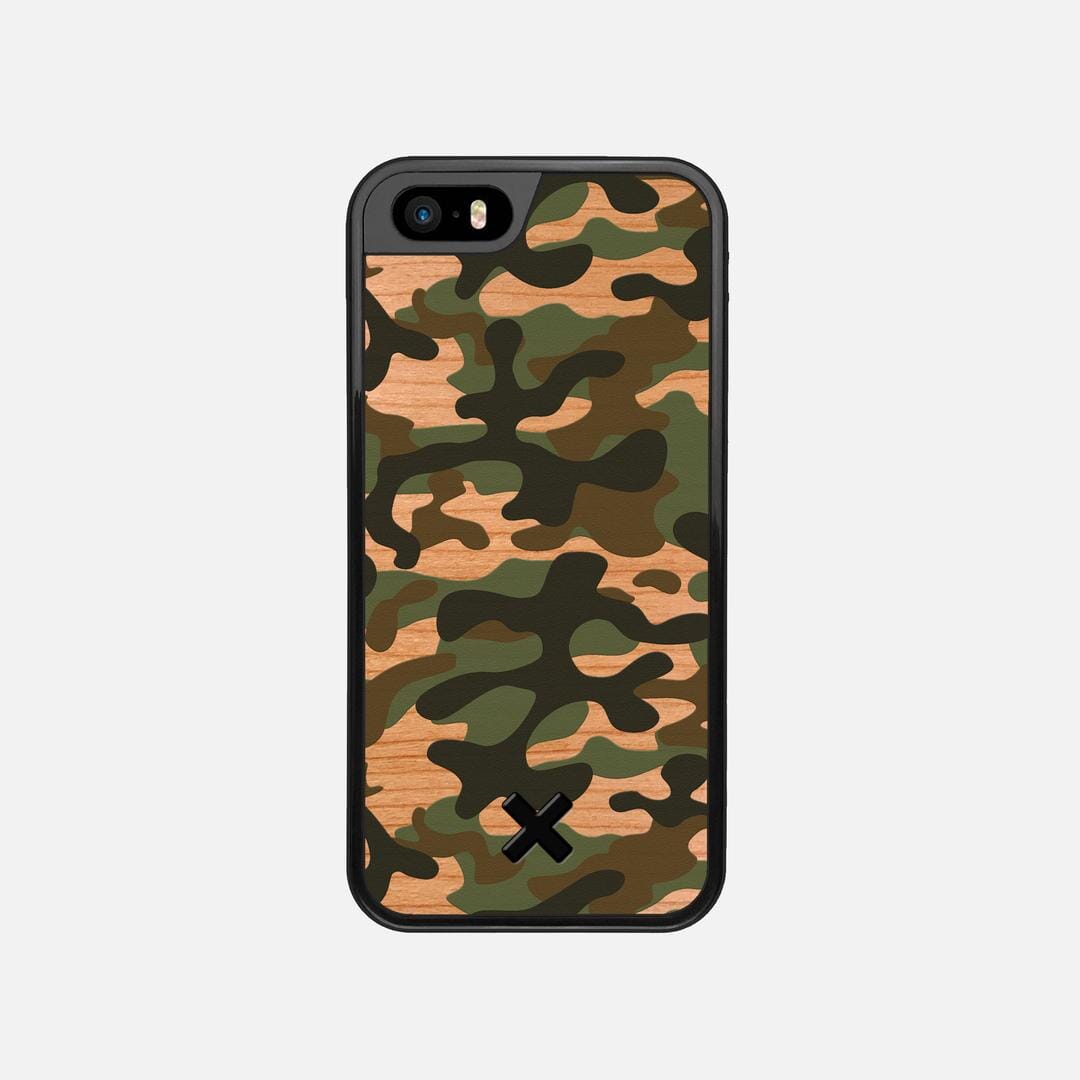 Trooper Case for the Apple iPhone 5S featuring a UV Printed and Cherry Wood backer with the Keyway X Mark#Phone Model_iPhone 5S