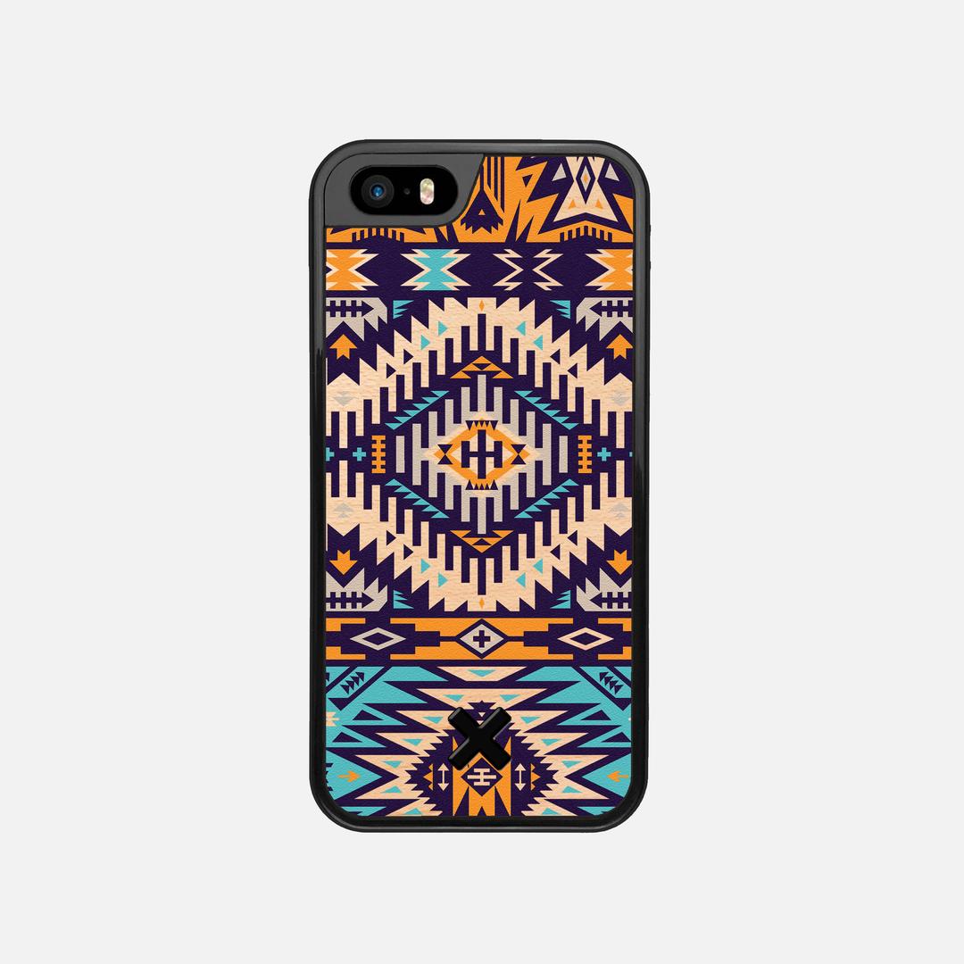 Aztec Case for the Apple iPhone 5 featuring a UV Printed Maple Wood backer with the Keyway X Mark#Phone Model_iPhone 5