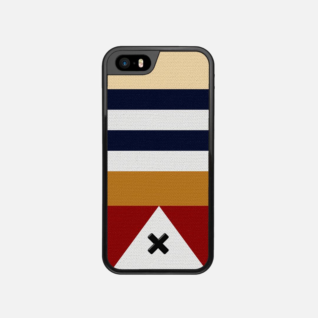 Lodge Case for the Apple iPhone 5 featuring a UV Printed Cotton Canvas backer with the Keyway X Mark#Phone Model_iPhone 5