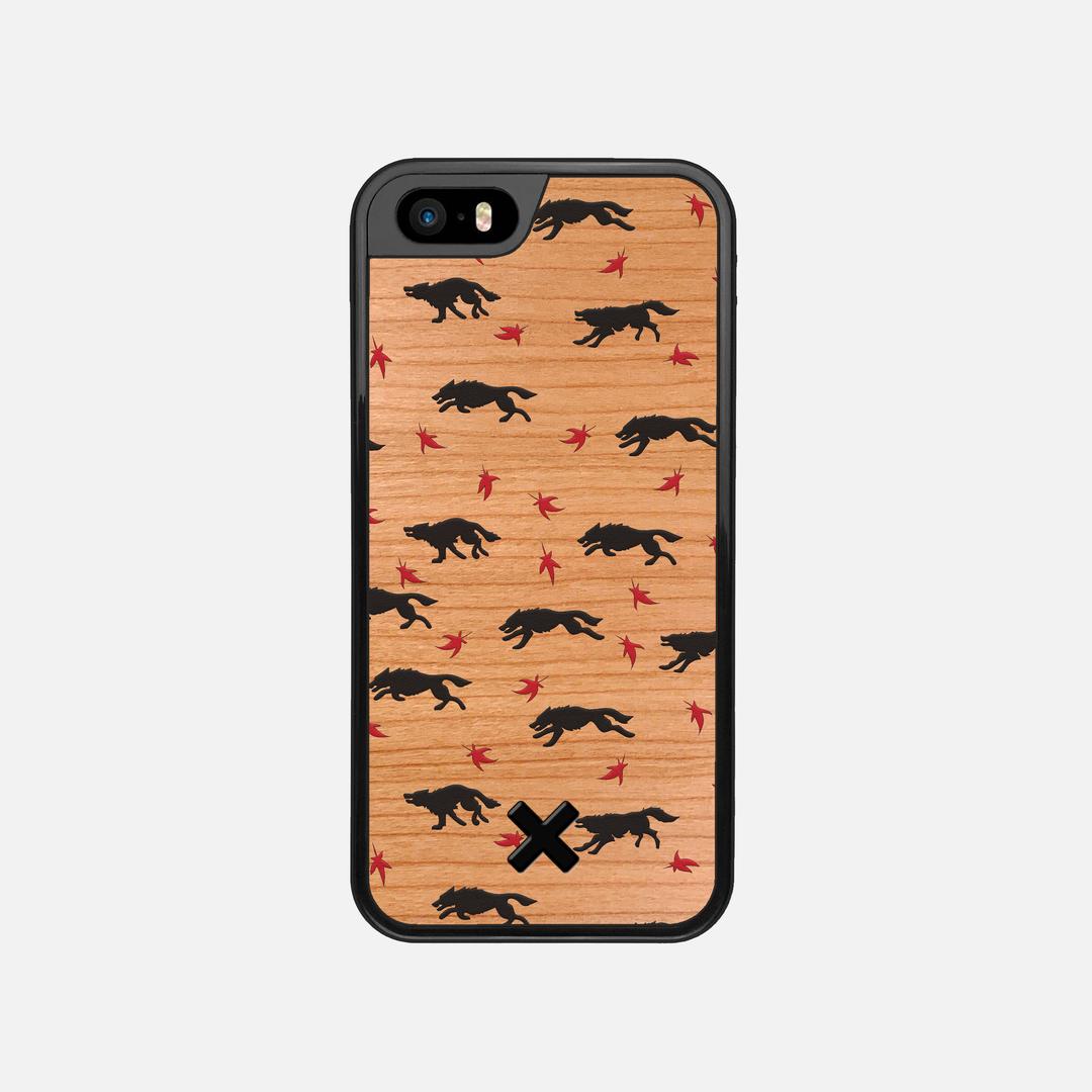 Lupine Case for the Apple iPhone 5 featuring a UV Printed Cherry Wood backer with the Keyway X Mark#Phone Model_iPhone 5