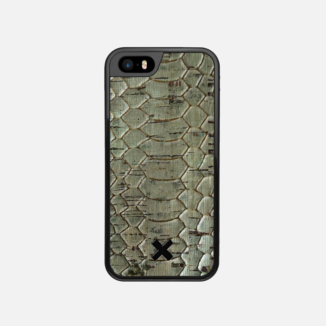 Python Cork Case for the Apple iPhone 5 featuring a Genuine Cork backer with the Keyway X Mark#Phone Model_iPhone 5
