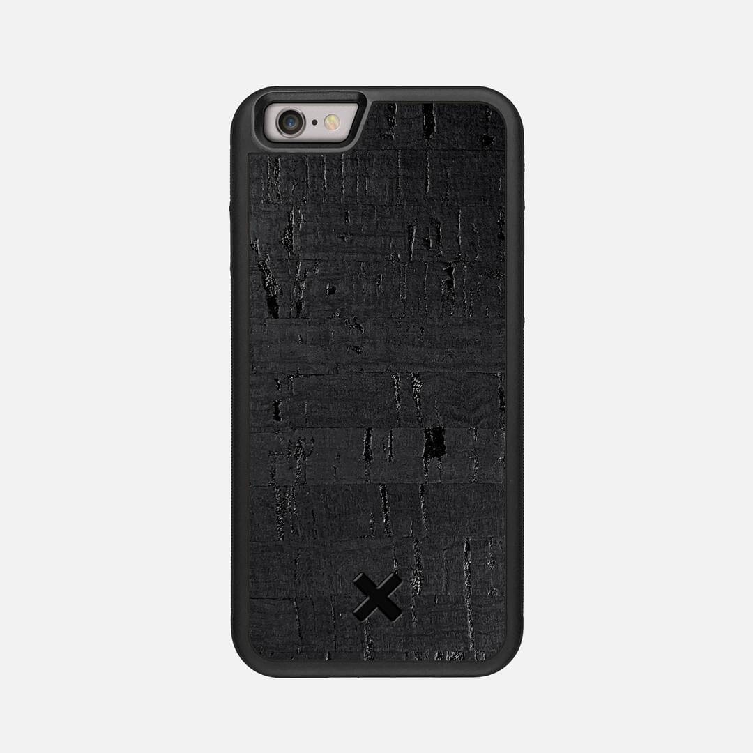 Black Cork Case for the Apple iPhone 6S featuring a Genuine Cork backer with the Keyway X Mark#Phone Model_iPhone 6S