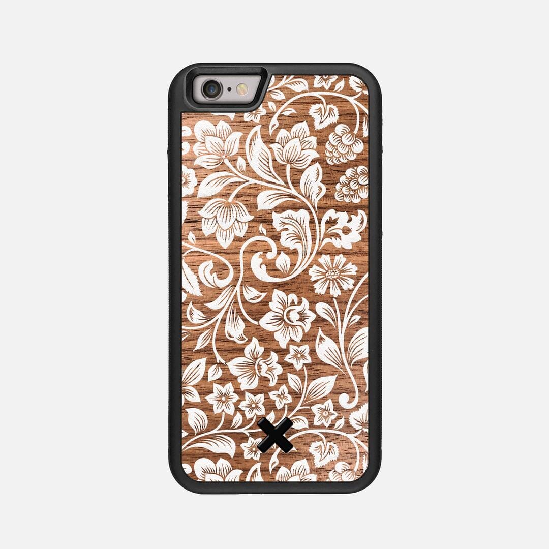 Blossom Case for the Apple iPhone 6S featuring a UV Printed Walnut Wood backer with the Keyway X Mark#Phone Model_iPhone 6S
