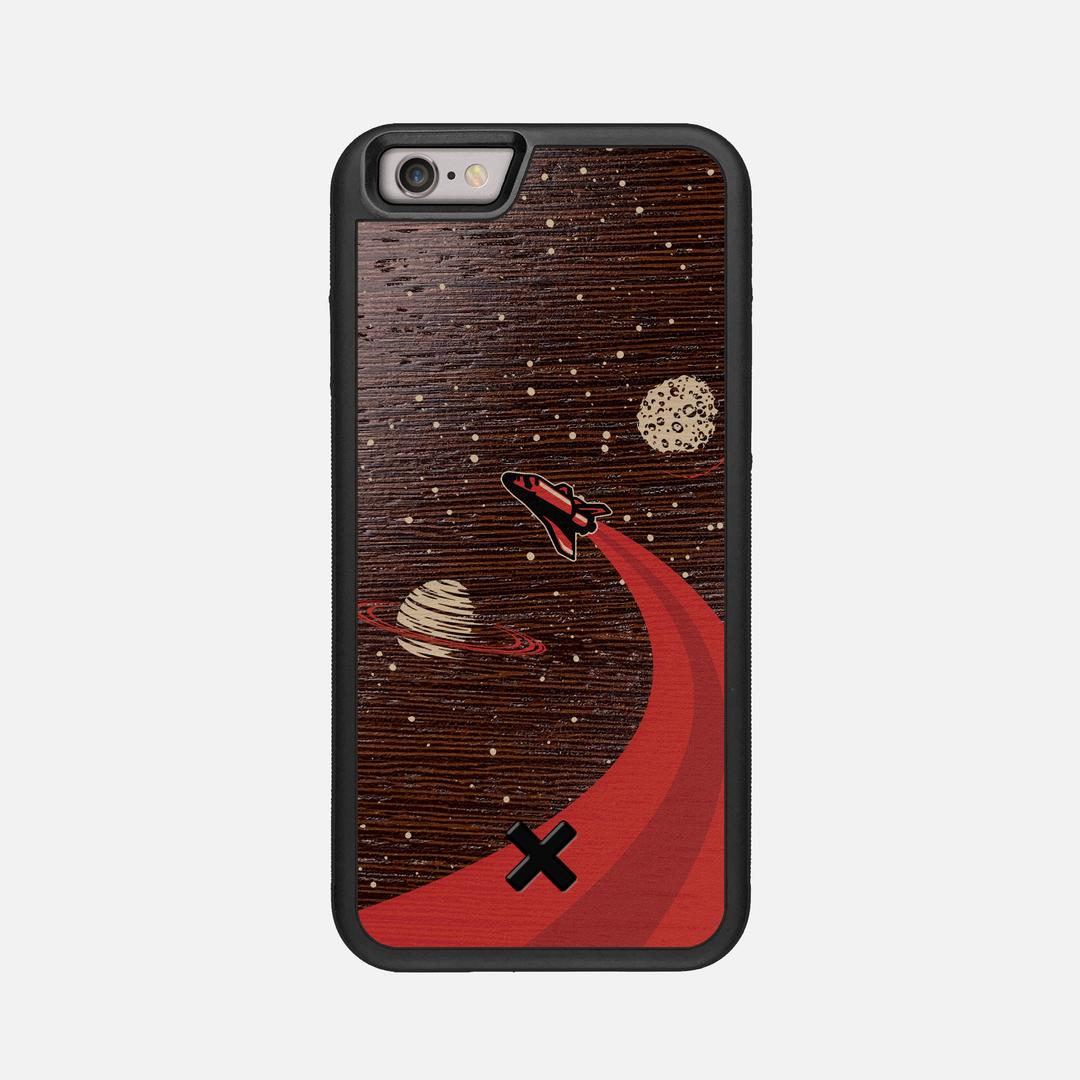 Booster Case for the Apple iPhone 6S featuring a UV Printed Wenge Wood backer with the Keyway X Mark#Phone Model_iPhone 6S