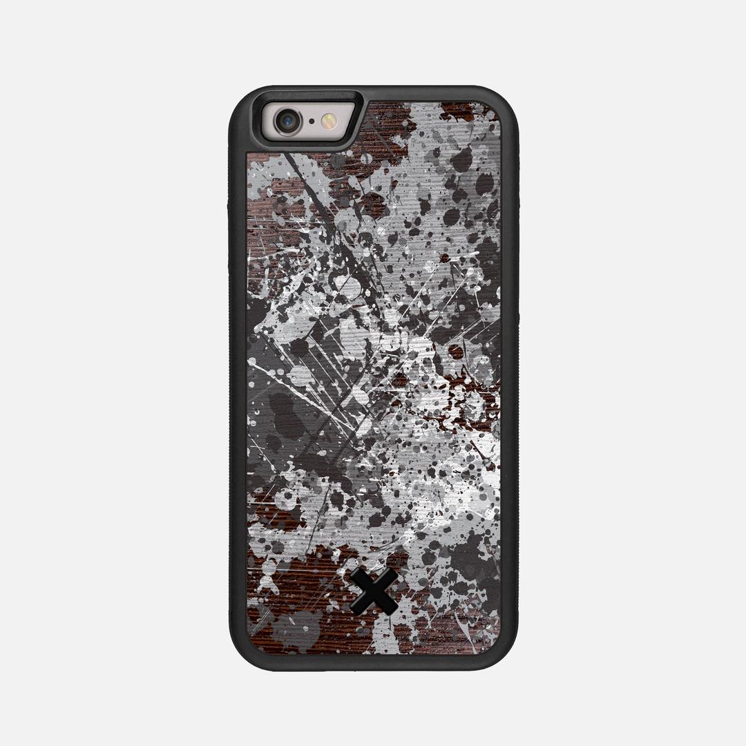 Mono Case for the Apple iPhone 6S featuring a UV Printed Wenge Wood backer with the Keyway X Mark#Phone Model_iPhone 6S