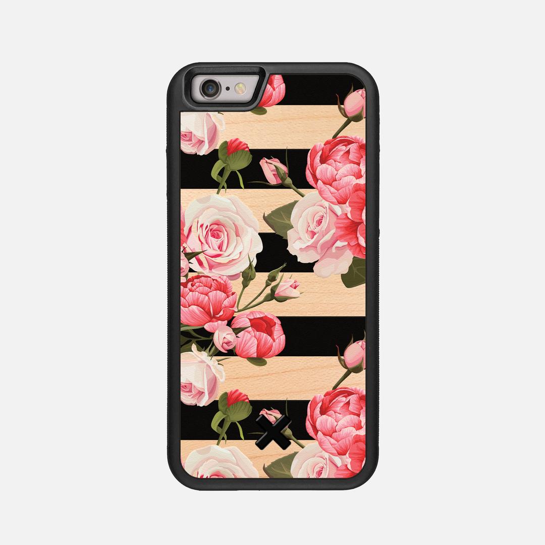 Peony Case for the Apple iPhone 6S featuring a UV Printed Maple Wood backer with the Keyway X Mark#Phone Model_iPhone 6S