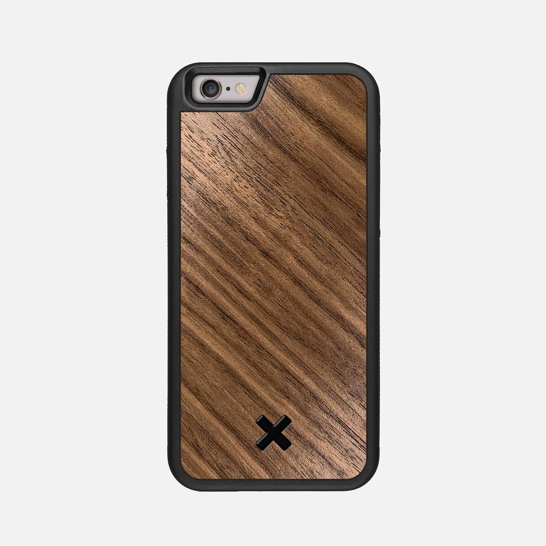 Walnut Pure Case for the Apple iPhone 6S featuring a Walnut Wood backer with the Keyway X Mark#Phone Model_iPhone 6S