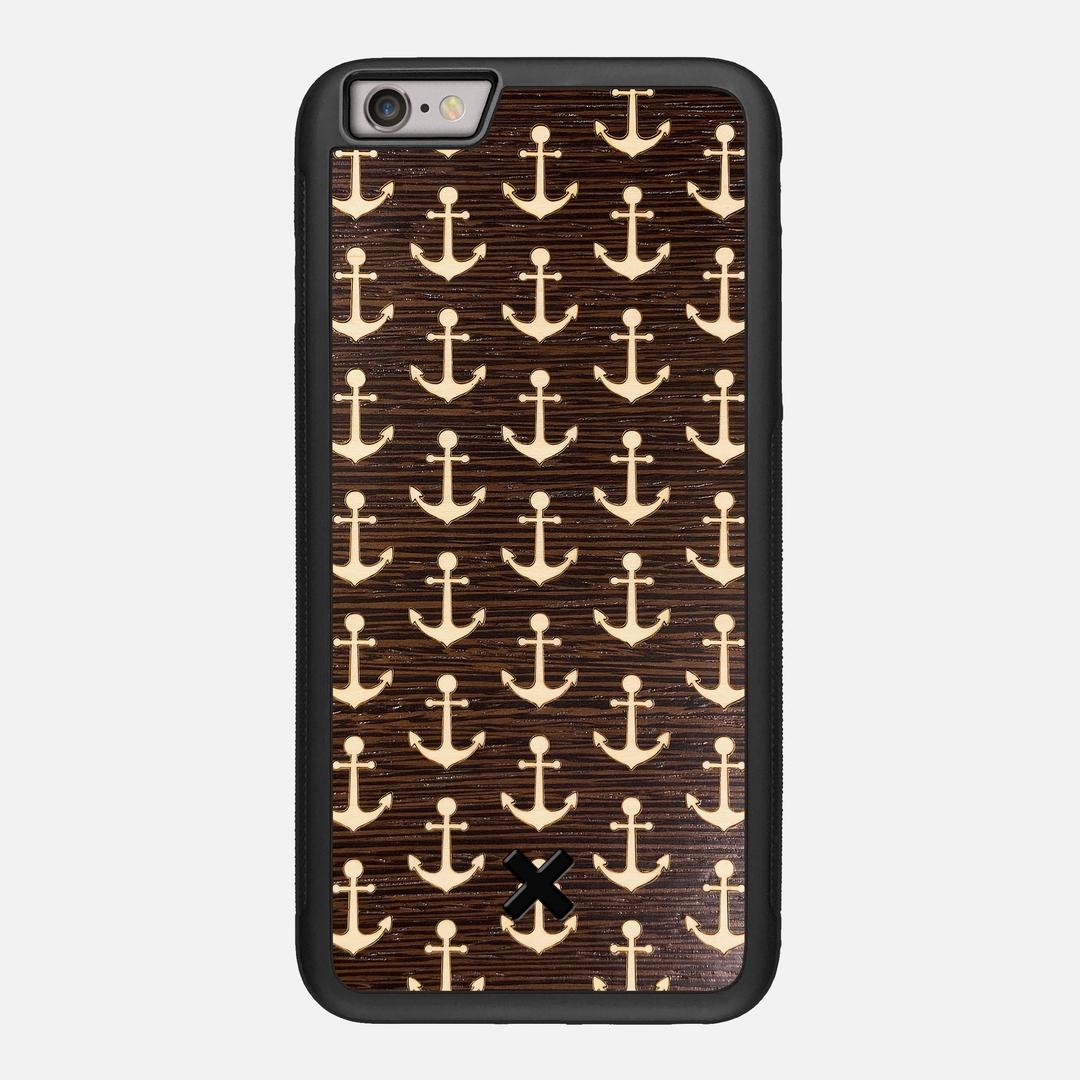 Anchor Case for the Apple iPhone 6S Plus featuring a Maple and Wenge Wood backer with the Keyway X Mark#Phone Model_iPhone 6S Plus