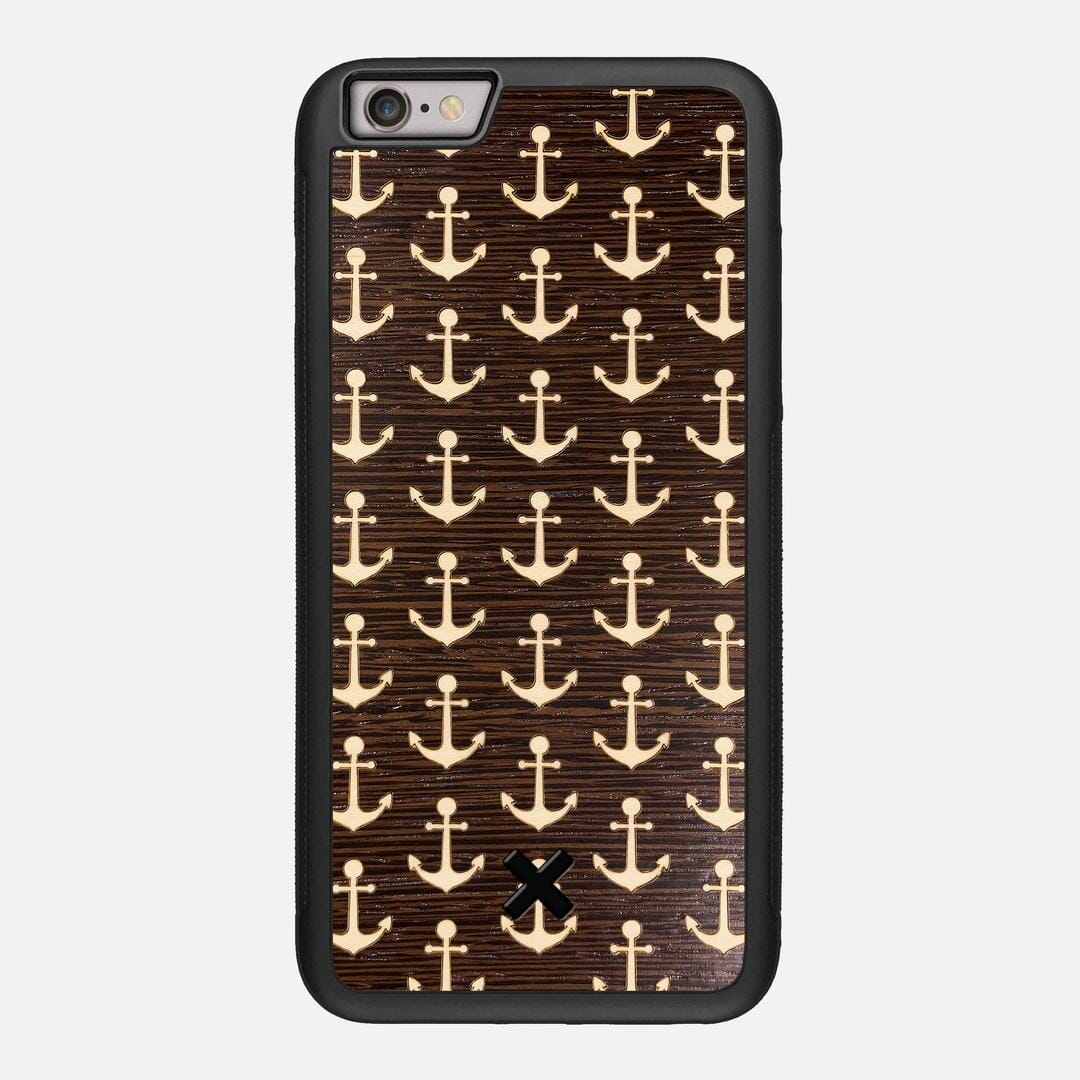 Anchor Case for the Apple iPhone 6S Plus featuring a Maple and Wenge Wood backer with the Keyway X Mark#Phone Model_iPhone 6S Plus