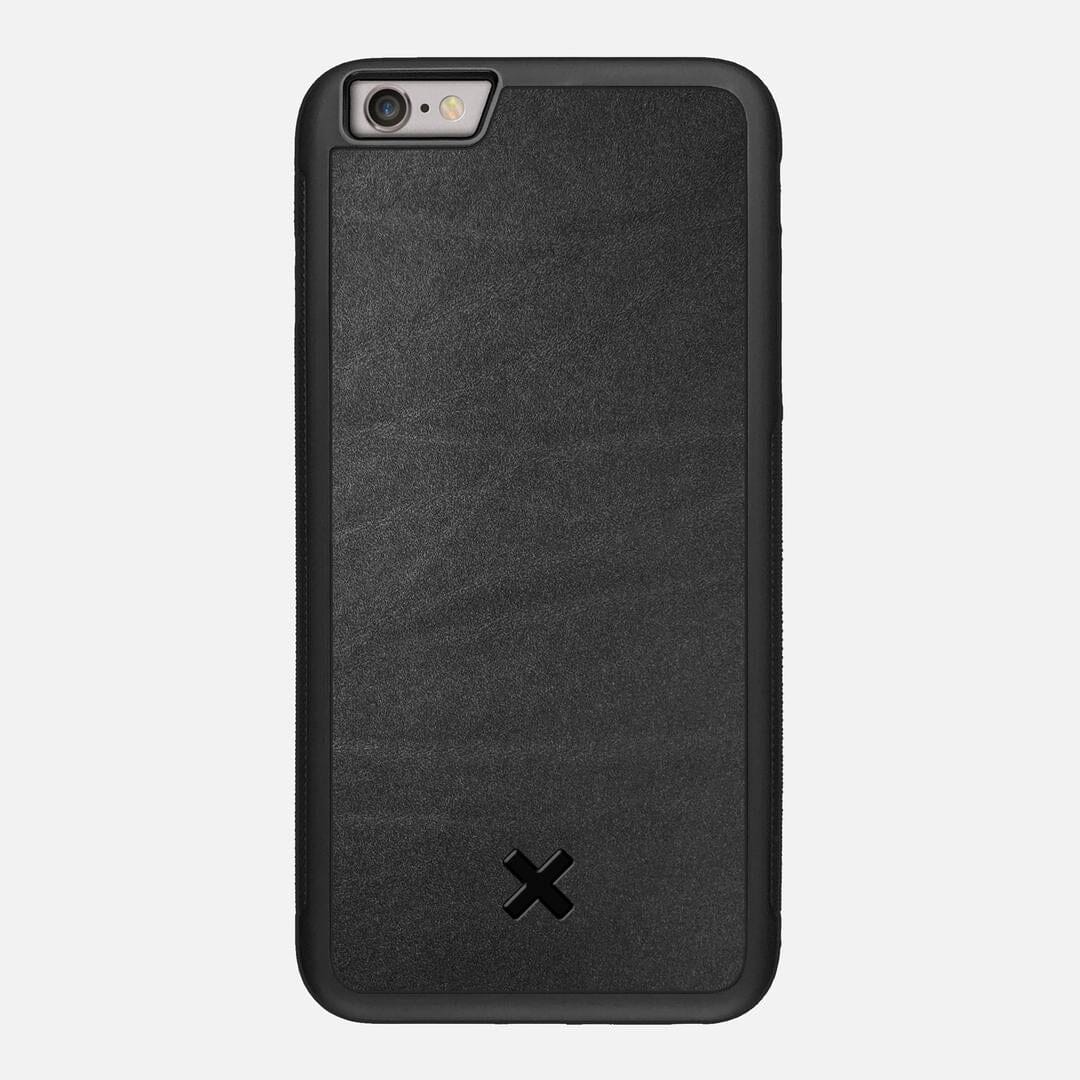 Charcoal Leather Case for the Apple iPhone 6S Plus featuring a Genuine Leather backer with the Keyway X Mark#Phone Model_iPhone 6S Plus