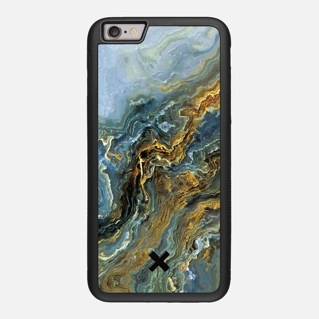 Indigo Case for the Apple iPhone 6S Plus featuring a UV Printed Wenge Wood backer with the Keyway X Mark#Phone Model_iPhone 6S Plus