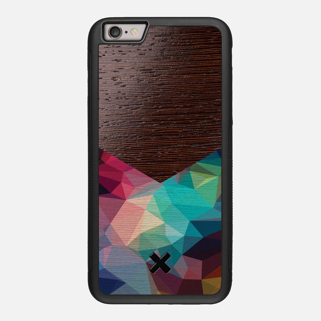 Prism Case for the Apple iPhone 6S Plus featuring a UV Printed Wenge Wood backer with the Keyway X Mark#Phone Model_iPhone 6S Plus