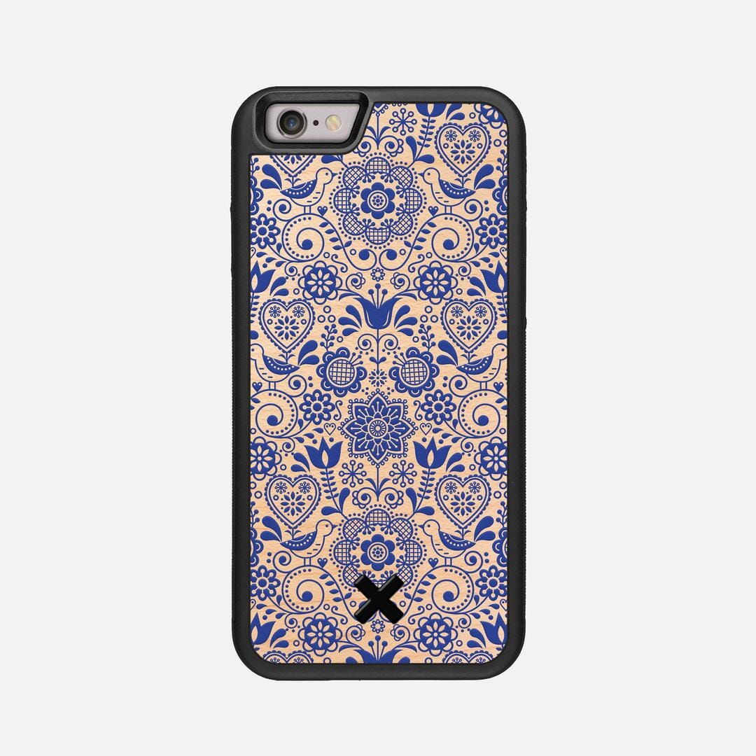 Bloom Case for the Apple iPhone 6 featuring a UV Printed Maple Wood backer with the Keyway X Mark#Phone Model_iPhone 6