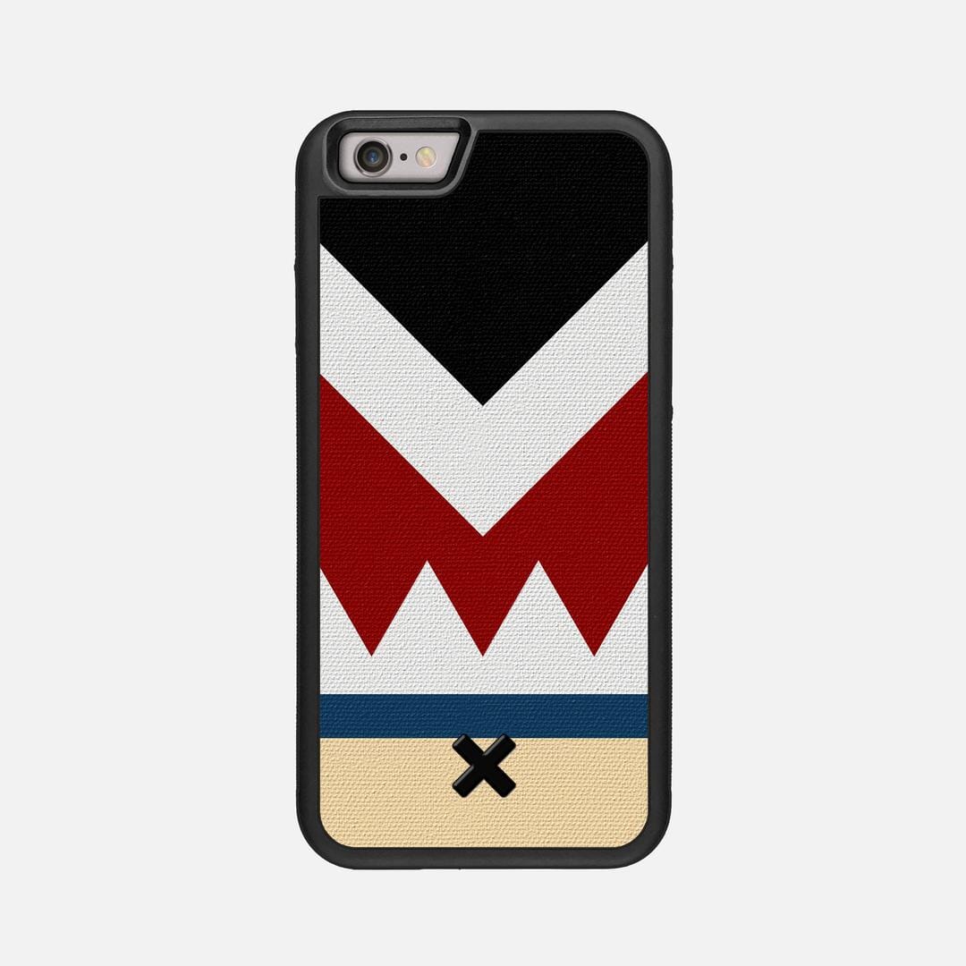 Cove Case for the Apple iPhone 6 featuring a UV Printed Cotton Canvas backer with the Keyway X Mark#Phone Model_iPhone 6