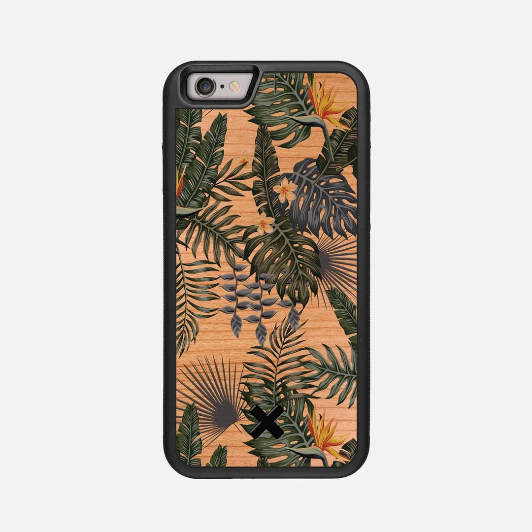 Flora Case for the Apple iPhone 6 featuring a UV Printed Cherry Wood backer with the Keyway X Mark#Phone Model_iPhone 6