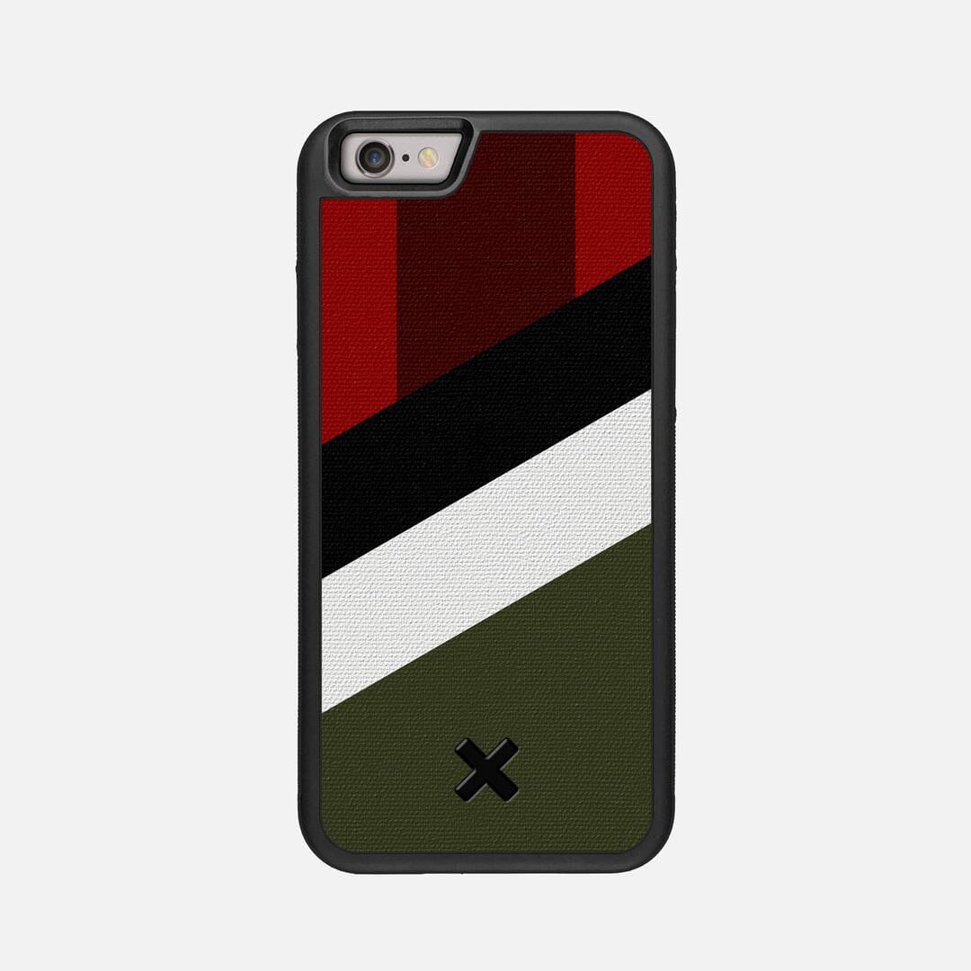 Highland Case for the Apple iPhone 6 featuring a UV Printed Cotton Canvas backer with the Keyway X Mark#Phone Model_iPhone 6