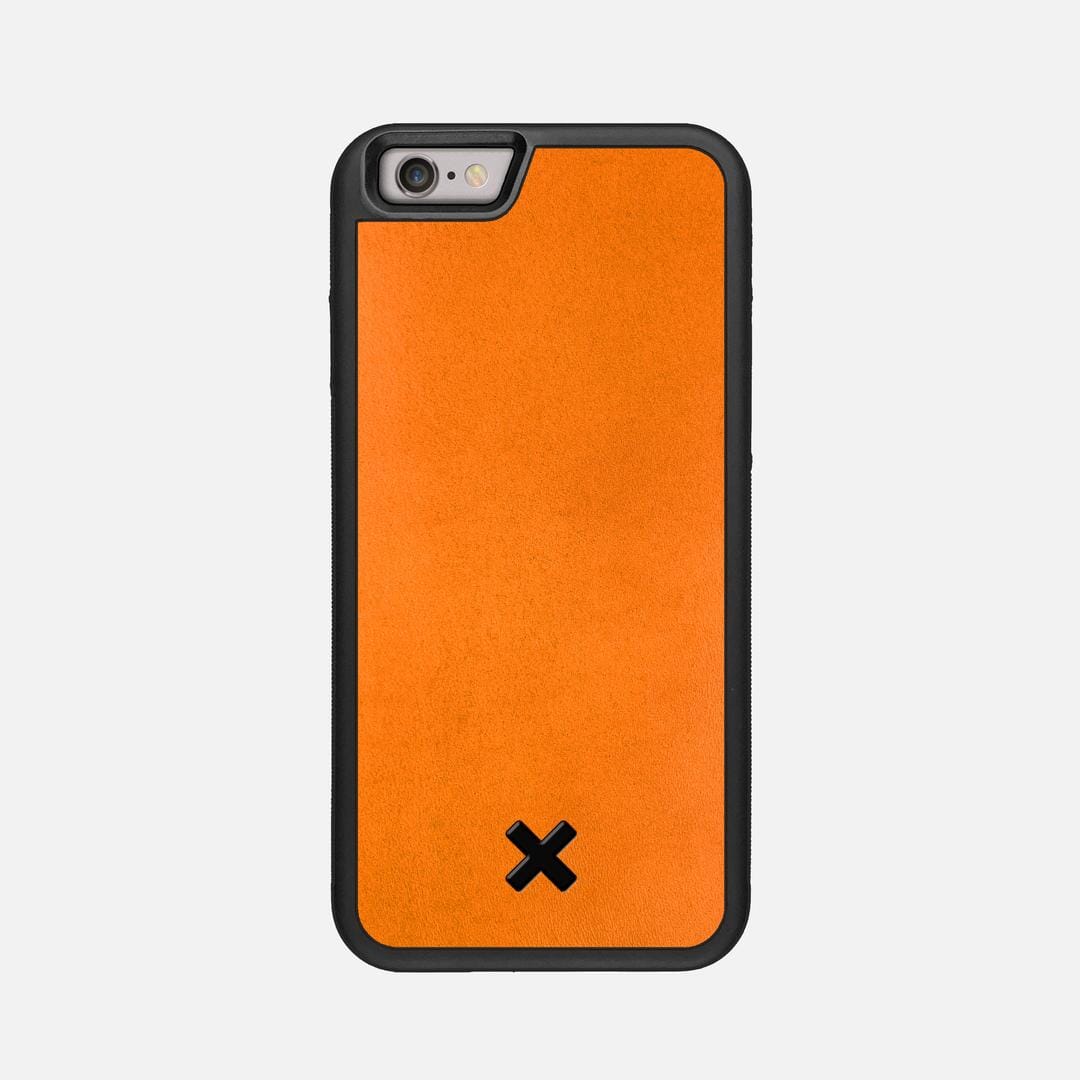 Honey Leather Case for the Apple iPhone 6 featuring a Genuine Leather backer with the Keyway X Mark#Phone Model_iPhone 6