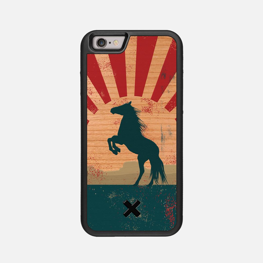 Mustang Case for the Apple iPhone 6 featuring a UV Printed Cherry Wood backer with the Keyway X Mark#Phone Model_iPhone 6