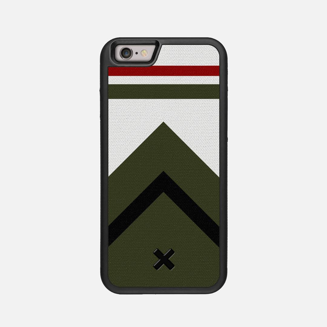 Peak Case for the Apple iPhone 6 featuring a UV Printed Cotton Canvas backer with the Keyway X Mark#Phone Model_iPhone 6