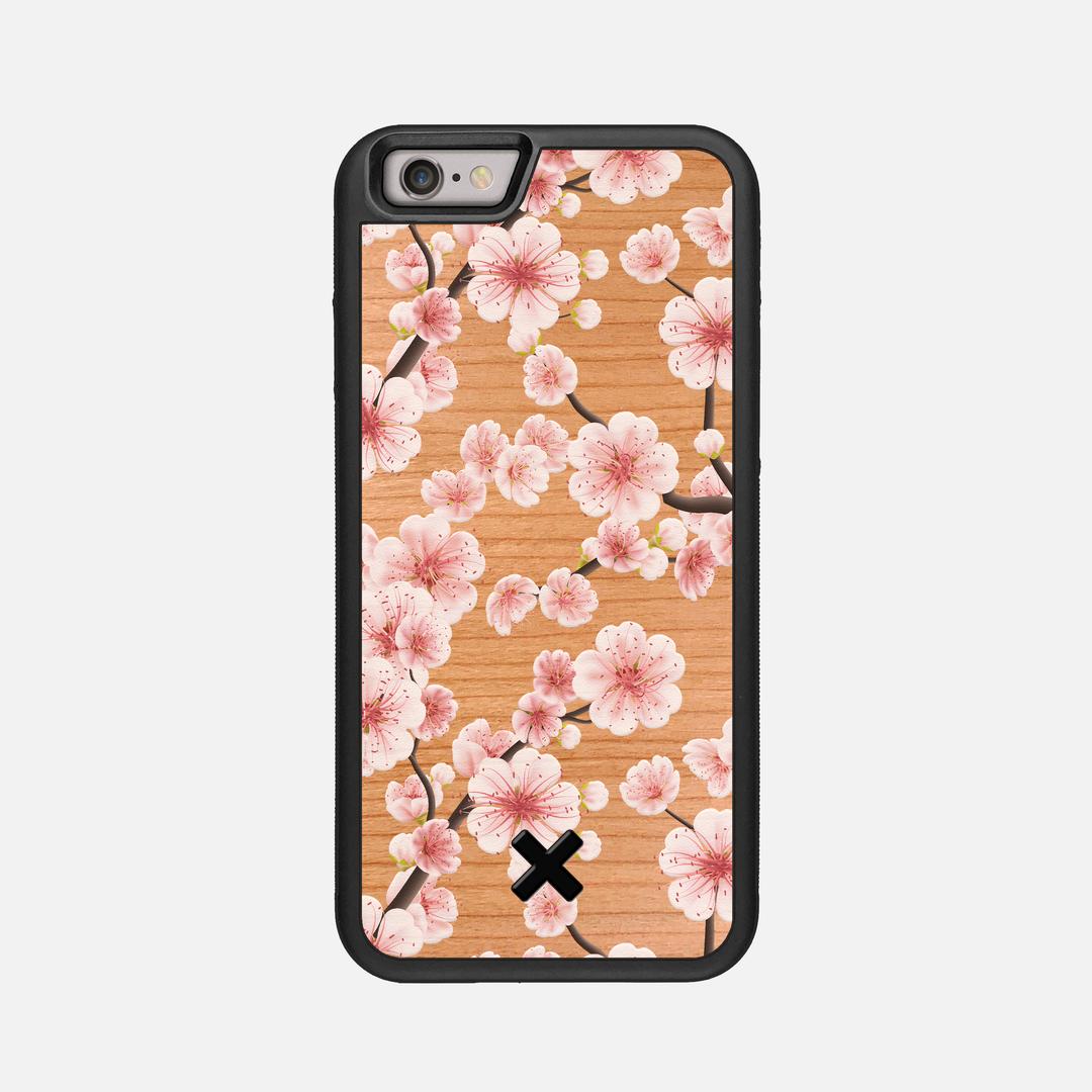 Sakura Case for the Apple iPhone 6 featuring a UV Printed Cherry Wood backer with the Keyway X Mark#Phone Model_iPhone 6