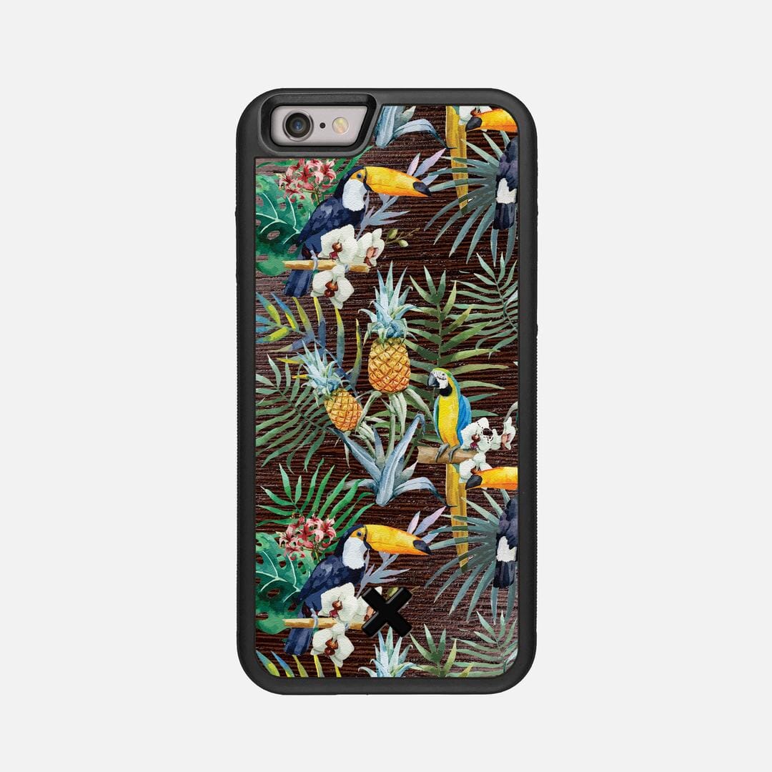 Tropic Case for the Apple iPhone 6 featuring a UV Printed and Wenge Wood backer with the Keyway X Mark#Phone Model_iPhone 6
