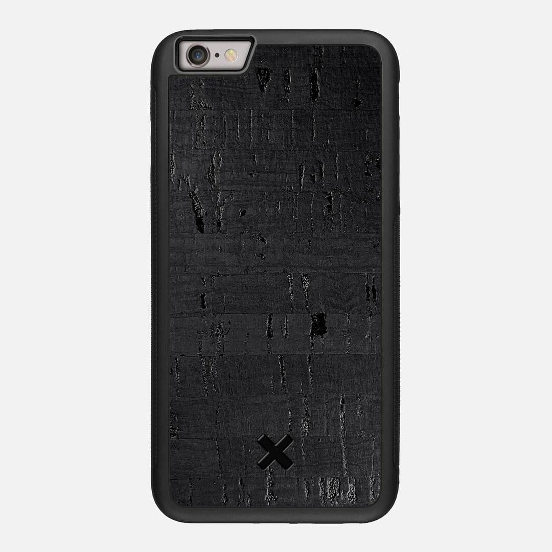 Black Cork Case for the Apple iPhone 6 Plus featuring a Genuine Cork backer with the Keyway X Mark#Phone Model_iPhone 6 Plus