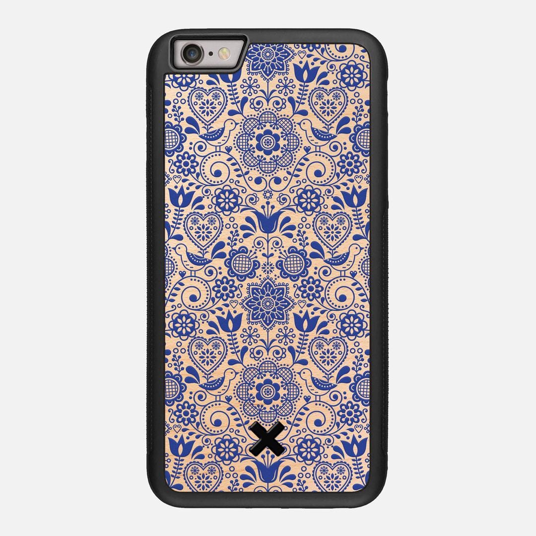 Bloom Case for the Apple iPhone 6 Plus featuring a UV Printed Maple Wood backer with the Keyway X Mark#Phone Model_iPhone 6 Plus