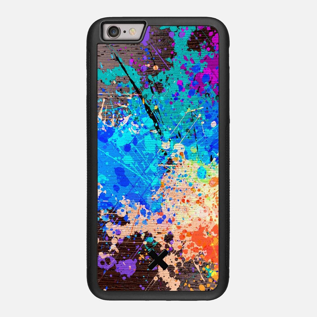 Chroma Case for the Apple iPhone 6 Plus featuring a UV Printed Wenge Wood backer with the Keyway X Mark#Phone Model_iPhone 6 Plus